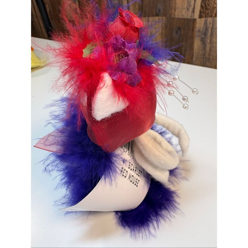 ANNALEE Vintage Red Hat Society Mouse NEW - Picture 2 of 4